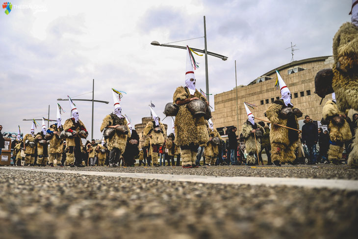 Παρέλαση των Κουδουνοφόρων στη Θεσσαλονίκη