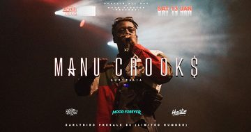 Manu Crooks Live στο Μύλος Club