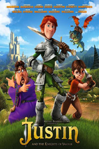 Αφίσα της ταινίας Ο Τζάστιν και οι Iππότες (Justin and the Knights of Valour)