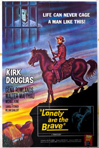 Αφίσα της ταινίας Μόνοι Είναι οι Γενναίοι (Lonely Are the Brave)