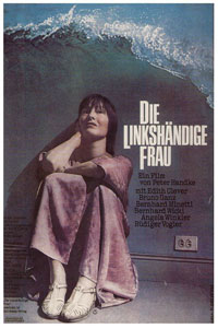 Αφίσα της ταινίας Αριστερόχειρη Γυναίκα (The Left-Handed Woman / Die linkshändige Frau)