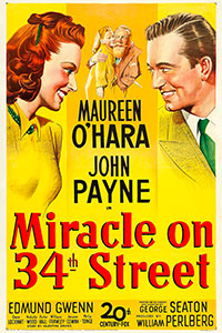 Αφίσα της ταινίας Το Θαύμα της 34ης Οδού (Miracle on 34th Street)